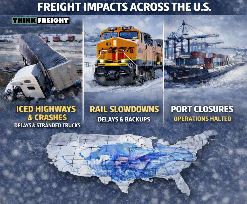 🚚 Winter Storm Impacts